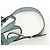 Borsa a mano LOEWE Hammock in pelle 2way Light Blue Silver Auth 190453A Argento Blu chiaro - vista 15