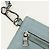 Borsa a mano LOEWE Hammock in pelle 2way Light Blue Silver Auth 190453A Argento Blu chiaro - vista 23