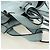 Borsa a mano LOEWE Hammock in pelle 2way Light Blue Silver Auth 190453A Argento Blu chiaro - vista 7