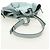 Borsa a mano LOEWE Hammock in pelle 2way Light Blue Silver Auth 190453A Argento Blu chiaro - vista 9