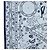 Hermès HERMES Carre 140 Scarf "Peuple Du Vent" Cashmere Navy Auth hk3921M Blu navy - vista 5