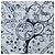 Hermès HERMES Carre 140 Scarf "Peuple Du Vent" Cashmere Navy Auth hk3921M Blu navy - vista 6