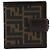 FENDI Zucca Canvas Portafoglio Compatto Nero Marrone Auth 189991A - vista 13