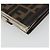 FENDI Zucca Canvas Portafoglio Compatto Nero Marrone Auth 189991A - vista 17