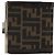 FENDI Zucca Canvas Portafoglio Compatto Nero Marrone Auth 189991A - vista 2