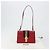 Borsa a tracolla GUCCI Sherry Line Silvi in pelle rossa e oro 421882 Auth 190243V Rosso D'oro - vista 12