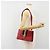 Borsa a tracolla GUCCI Sherry Line Silvi in pelle rossa e oro 421882 Auth 190243V Rosso D'oro - vista 26
