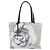 CHANEL Camelia Tote Bag Canvas Weiß Silber CC Auth 190607V - Ansicht 13