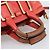 Chloé Borsa Chloe Etel in Pelle 2way Rosso Oro Auth BA13902 D'oro - vista 7