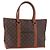 LOUIS VUITTON Monogram Sac Weekend PM Tote Bag M42425 LV Auth 191711 Monogramma