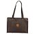Céline Borsa Tote CELINE Macadam Canvas PVC Pelle Marrone Oro Auth mr2749 D'oro - vista 13