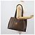 Céline Borsa Tote CELINE Macadam Canvas PVC Pelle Marrone Oro Auth mr2749 D'oro - vista 22