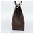 Céline Borsa Tote CELINE Macadam Canvas PVC Pelle Marrone Oro Auth mr2749 D'oro - vista 3