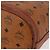 Sacca a cordino MCM Vicetos Logogram PVC Leather Brown Gold Auth 186663 Marrone D'oro - vista 9