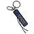 LOUIS VUITTON Epi Porte Cles LV Dual Key Holder Blue Yellow MP2553 Auth 191605A Giallo