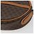 Céline Borsa a tracolla CELINE in tela Macadam PVC Pelle Marrone Oro Auth 190422A D'oro - vista 14