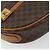 Céline Borsa a tracolla CELINE in tela Macadam PVC Pelle Marrone Oro Auth 190422A D'oro - vista 15