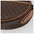 Céline Borsa a tracolla CELINE in tela Macadam PVC Pelle Marrone Oro Auth 190422A D'oro - vista 16