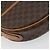 Céline Borsa a tracolla CELINE in tela Macadam PVC Pelle Marrone Oro Auth 190422A D'oro - vista 17
