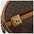 Céline Borsa a tracolla CELINE in tela Macadam PVC Pelle Marrone Oro Auth 190422A D'oro - vista 18