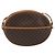 Céline Borsa a tracolla CELINE in tela Macadam PVC Pelle Marrone Oro Auth 190422A D'oro - vista 2