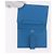 Hermès HERMES Bean Card Case Leather Blue Silver Auth 191663M Silvery - view 9