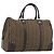 Céline CELINE Borsa Boston in Tela C Macadam Marrone Oro Auth gh2216A D'oro