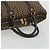 Céline CELINE Borsa Boston in Tela C Macadam Marrone Oro Auth gh2216A D'oro - vista 7