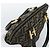 FENDI Zucca Canvas Handtasche Schwarz Braun Authentisch mr2746 - Ansicht 6