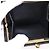 Portafoglio lungo Vala in pelle nero e oro Salvatore Ferragamo Auth 188659A - vista 10