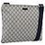 Borsa a tracolla GUCCI GG Supreme PVC Blu Navy Argento 201446 Auth mr2750A