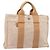 Hermès HERMES Fourre Tout PM Handtasche Canvas Orange Silber Authentisch 186705A