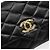 CHANEL Matelasse Bijoux Chain Shoulder Bag Pelle Nera Gold CC Auth hk3824 Nero D'oro - vista 14