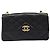 CHANEL Matelasse Bijoux Chain Shoulder Bag Pelle Nera Gold CC Auth hk3824 Nero D'oro - vista 2