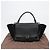 Céline CELINE Borsa Trapeze in pelle e scamosciato nero argento Autentica 186832V - vista 29