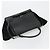 Céline CELINE Borsa Trapeze in pelle e scamosciato nero argento Autentica 186832V - vista 6