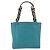 CHANEL Chain Tote Bag Schildpatt-Muster Lammleder Türkisblau CC Auth 187038A - Ansicht 3