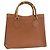 Borsa a mano GUCCI Bamboo in pelle marrone oro 002 1095 Auth ep13963 D'oro