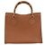 Borsa a mano GUCCI Bamboo in pelle marrone oro 002 1095 Auth ep13963 D'oro - vista 2