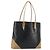 Borsa Tote SAINT LAURENT in pelle Nero Beige Auth 191020