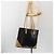 Borsa Tote SAINT LAURENT in pelle Nero Beige Auth 191020 - vista 22
