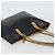 Borsa Tote SAINT LAURENT in pelle Nero Beige Auth 191020 - vista 6