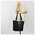 Salvatore Ferragamo Gancini Canvas Tote Bag Schwarz Silber Auth BA13998 - Ansicht 22