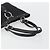 Salvatore Ferragamo Gancini Canvas Tote Bag Schwarz Silber Auth BA13998 - Ansicht 7