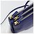 Céline Borsa a tracolla CELINE Trio in pelle blu e oro Auth mr2667 D'oro - vista 10
