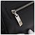 Céline Clutch CELINE in pelle nera argento ka5153 Nero - vista 17