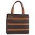Céline Sac à main CELINE Macadam Canvas PVC Cuir Marron Or Auth mr2781 Doré