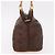 Borsa a Mano MCM Vicetos Logogram Nylon Marrone Oro Auth bs35982A D'oro - vista 4