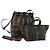 FENDI Borsa a Spalla Pecan PVC 2 Set Marrone Nero Auth bs35857