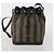 FENDI Borsa a Spalla Pecan PVC 2 Set Marrone Nero Auth bs35857 - vista 2